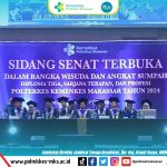 Sidang Senat Terbuka Dalam Rangka Wisuda & Angkat Sumpah Poltekkes Kemenkes Makassar Periode I Tahun 2024