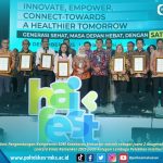 Unit Pengembangan Kompetensi SDM Kesehatan Makassar meraih prestasi sebagai Juara 2 Anugerah Lentera Emas Kemenkes 2025 pada kategori Lembaga Pelatihan Institusi